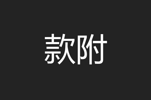 款附
