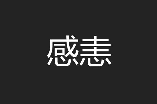 感恚