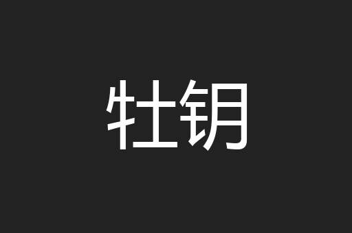 牡钥