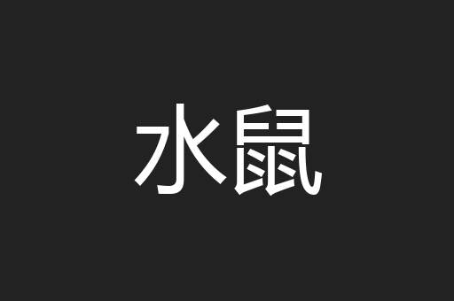 水鼠