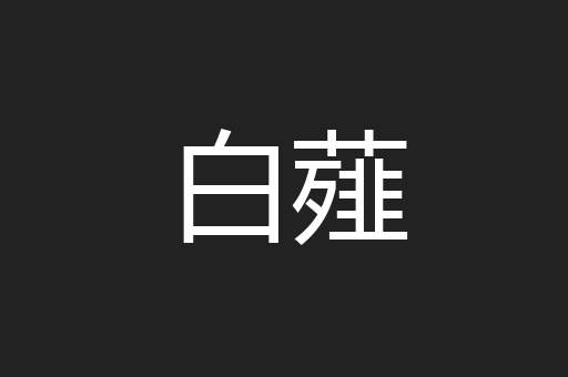 白薤