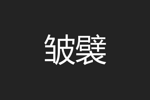 皱襞