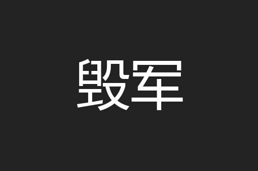 毁军