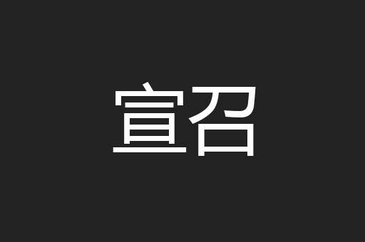 宣召