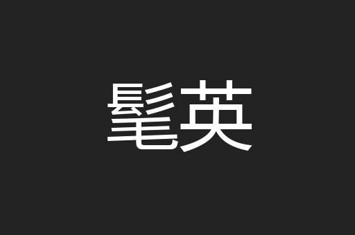 髦英