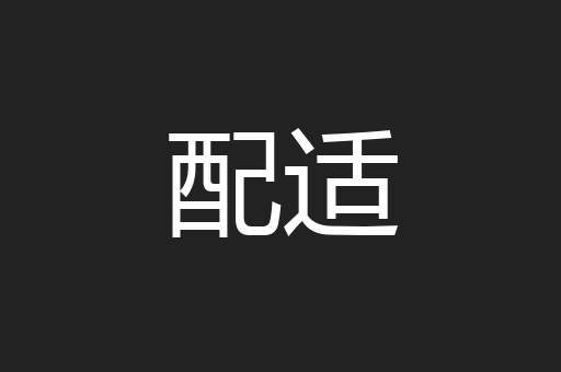 配适
