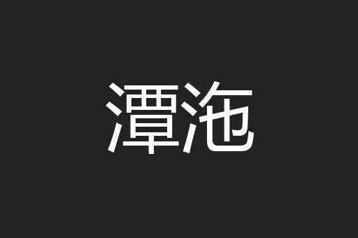 潭沲