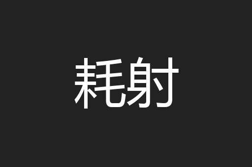 耗射