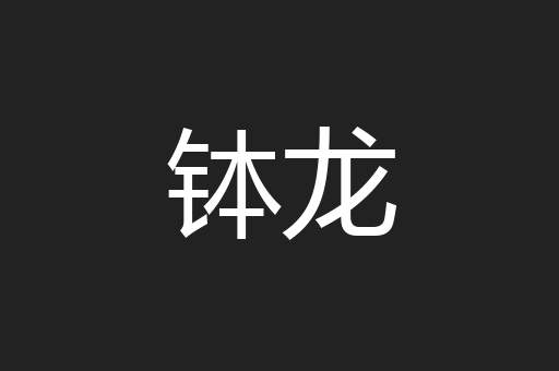 钵龙