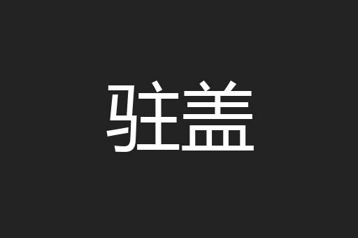 驻盖
