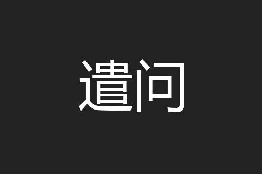 遣问