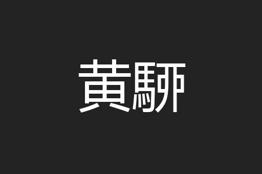黄駵