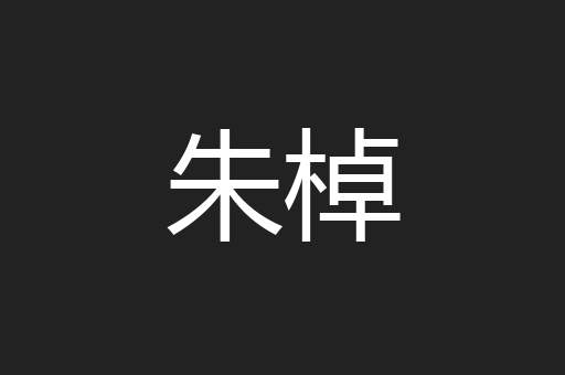 朱棹