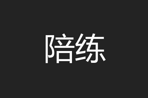 陪练