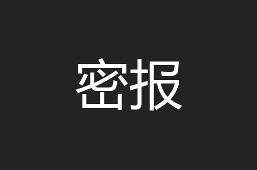 密报
