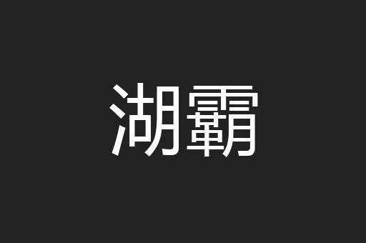 湖霸