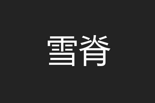雪脊