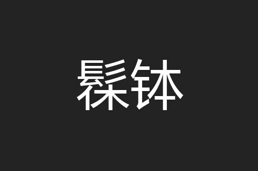 髹钵