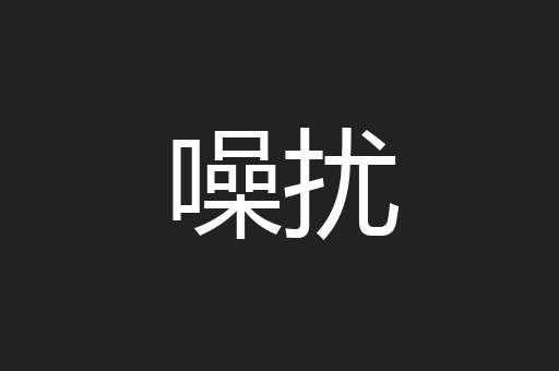 噪扰