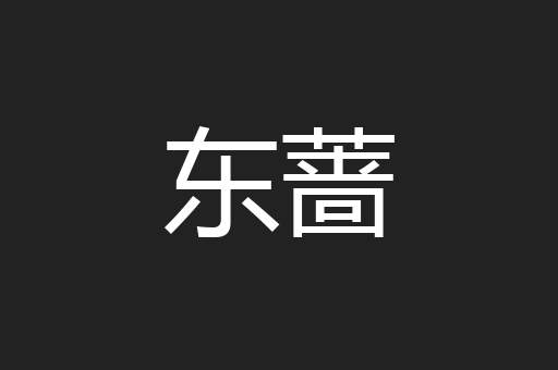 东蔷
