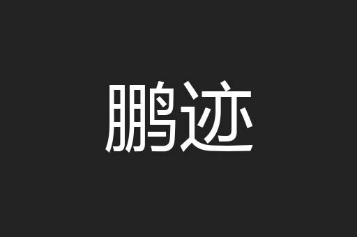 鹏迹