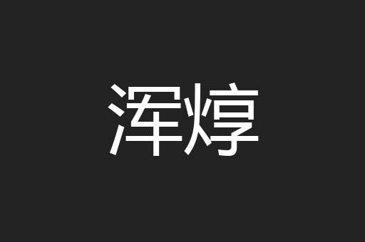 浑焞