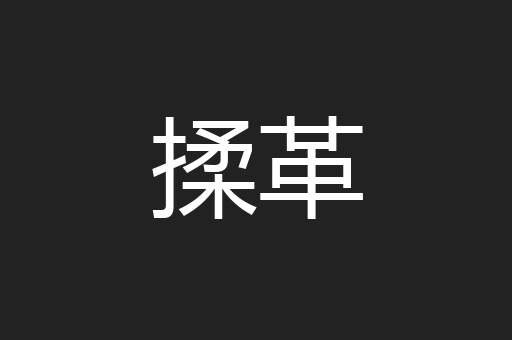 揉革