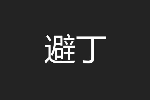 避丁