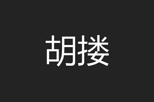胡搂