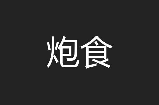 炮食