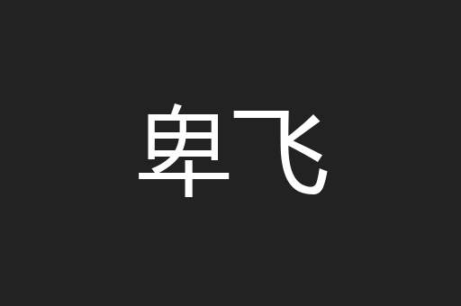 卑飞
