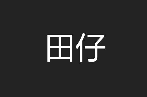 田仔