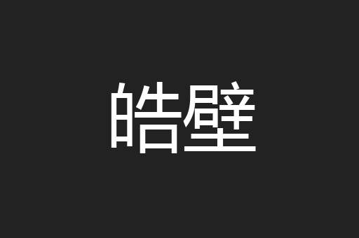 皓壁