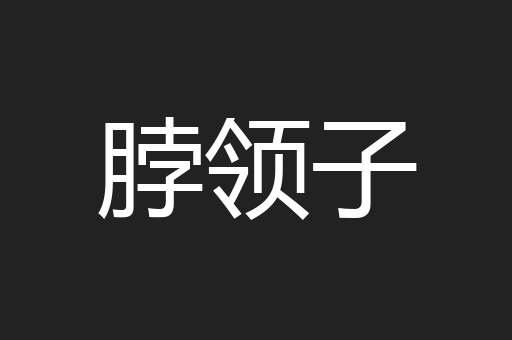 脖领子