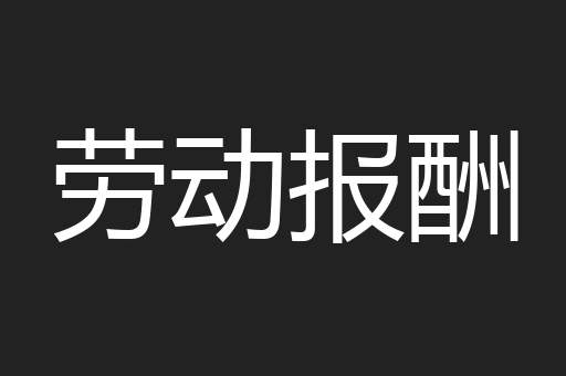 劳动报酬