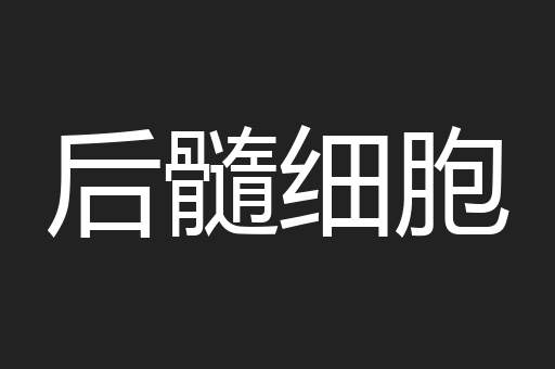 后髓细胞
