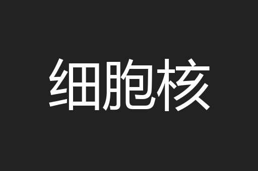 细胞核