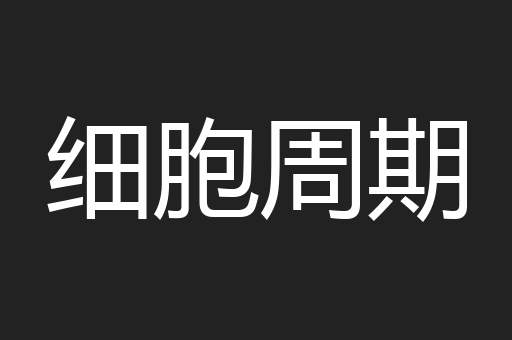 细胞周期