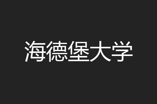 海德堡大学