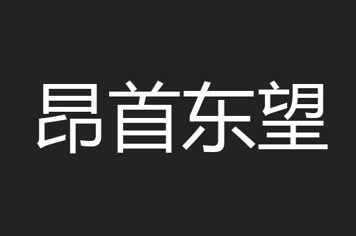 昂首东望