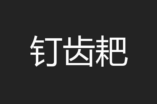 钉齿耙