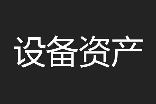 设备资产