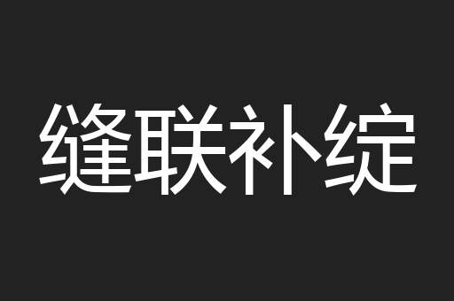 缝联补绽