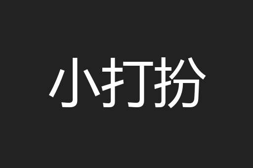 小打扮