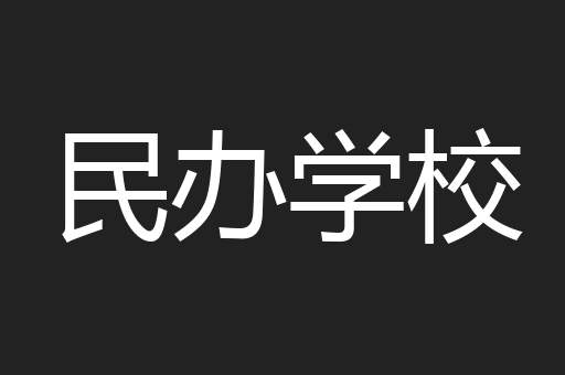民办学校