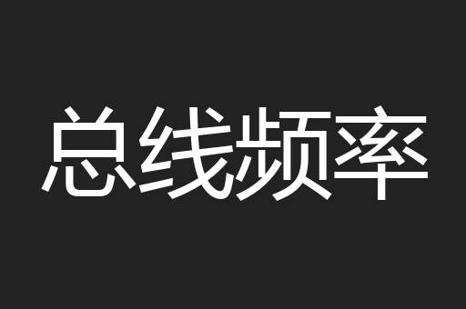 总线频率