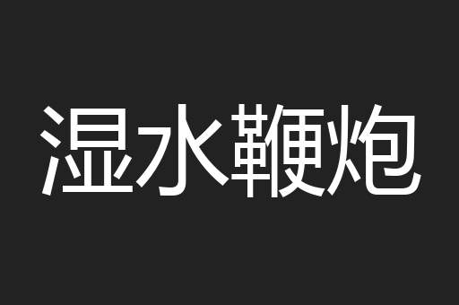 湿水鞭炮