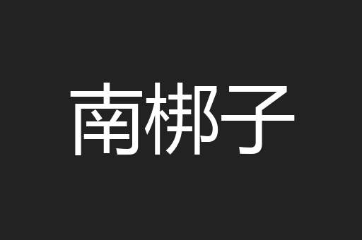 南梆子