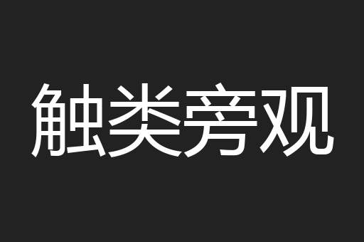 触类旁观