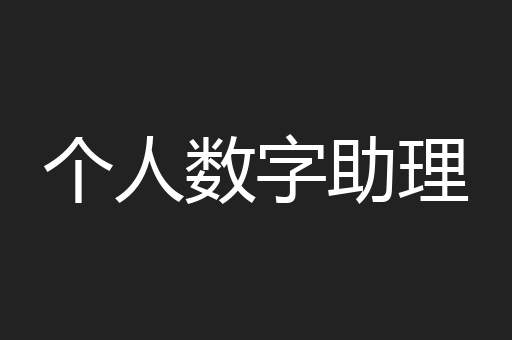 个人数字助理